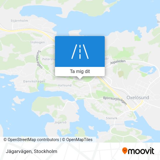 Jägarvägen karta