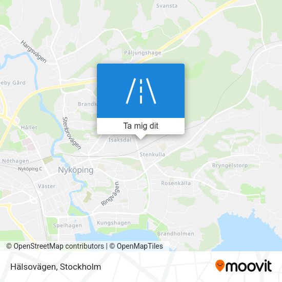 Hälsovägen karta