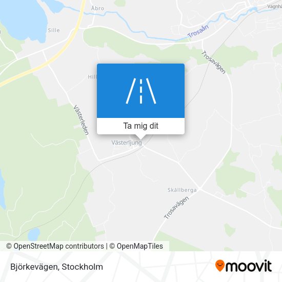 Björkevägen karta