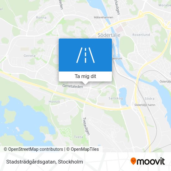 Stadsträdgårdsgatan karta