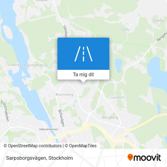 Sarpsborgsvägen karta