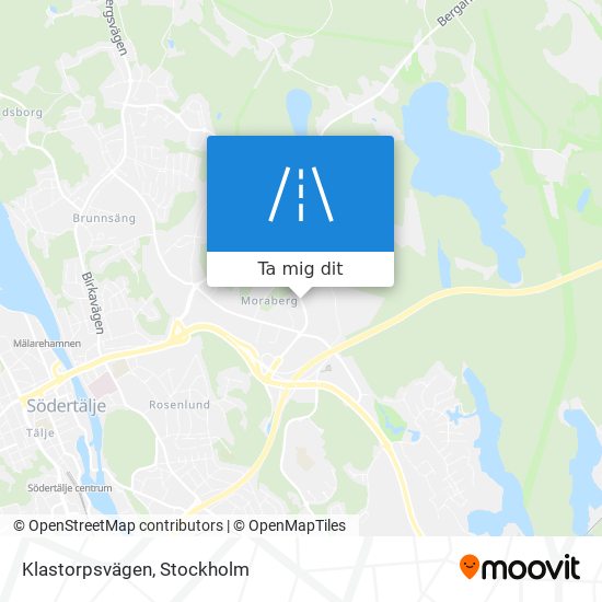 Klastorpsvägen karta