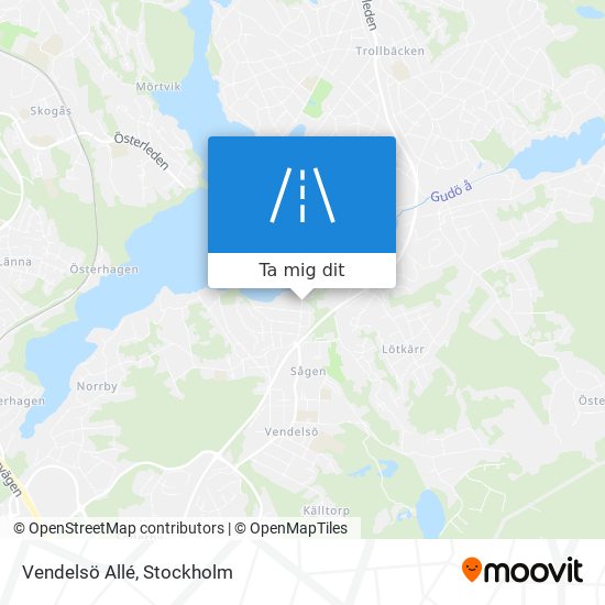 Vendelsö Allé karta
