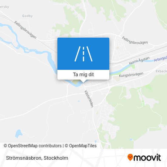 Strömsnäsbron karta