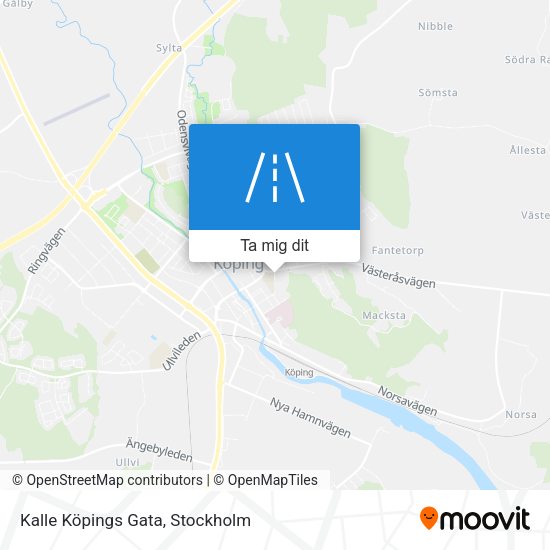 Kalle Köpings Gata karta
