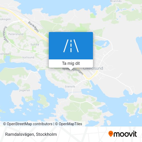 Ramdalsvägen karta