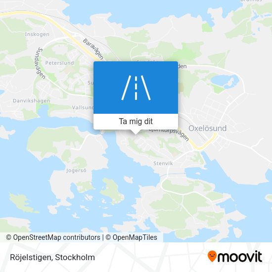Röjelstigen karta