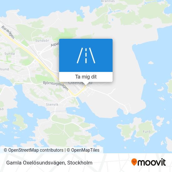Gamla Oxelösundsvägen karta