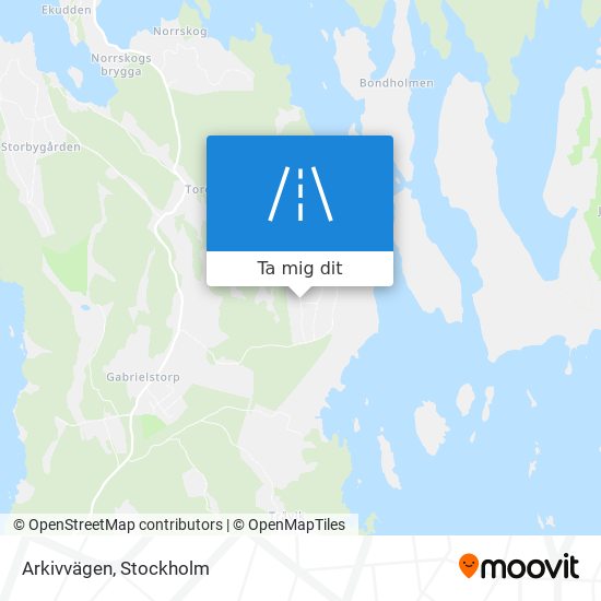 Arkivvägen karta