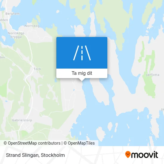 Strand Slingan karta