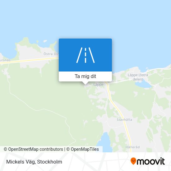 Mickels Väg karta