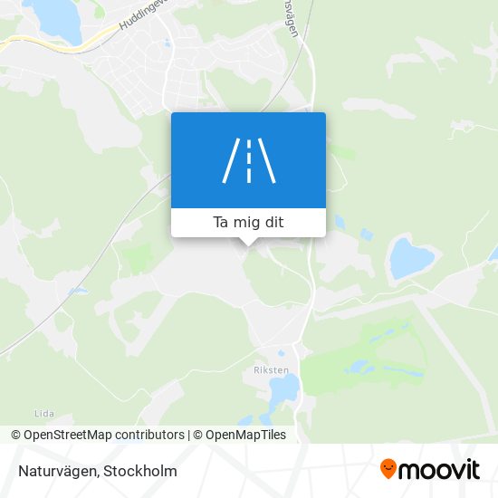 Naturvägen karta