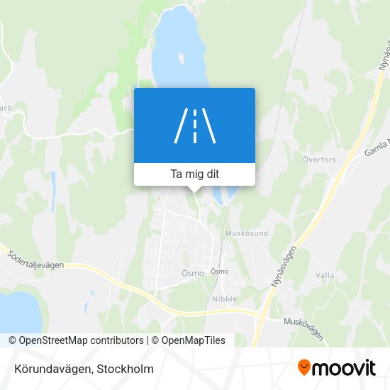 Körundavägen karta
