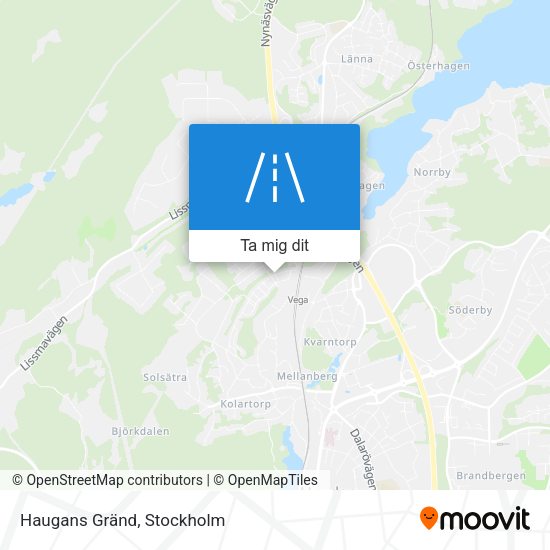 Haugans Gränd karta