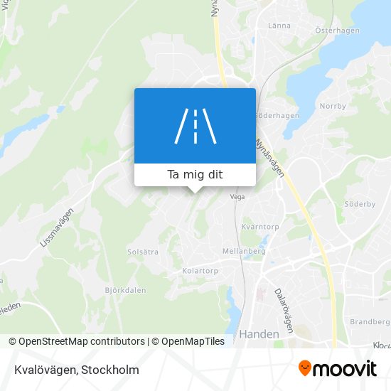 Kvalövägen karta