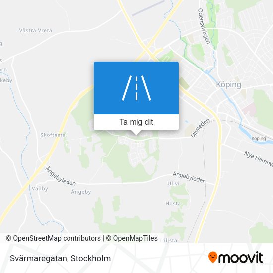 Svärmaregatan karta