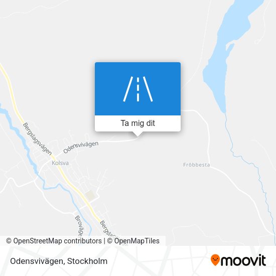 Odensvivägen karta
