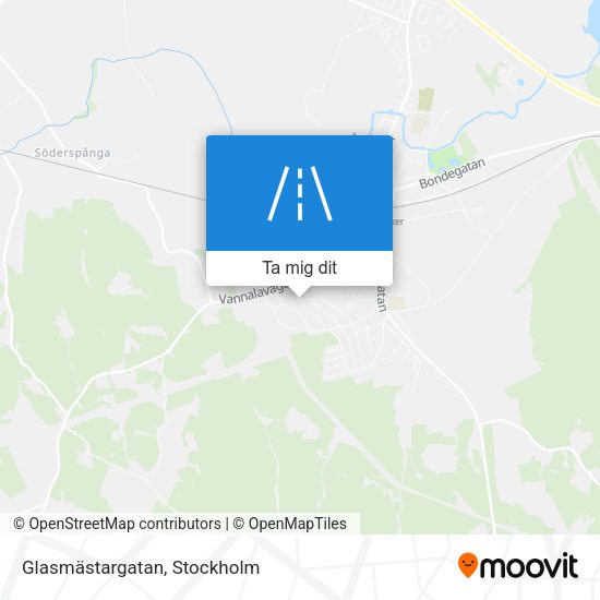 Glasmästargatan karta