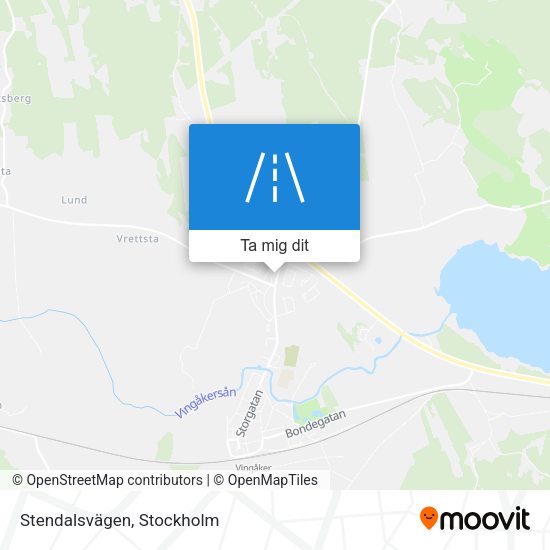 Stendalsvägen karta