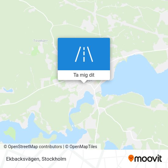Ekbacksvägen karta