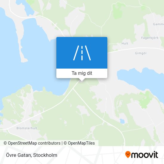 Övre Gatan karta