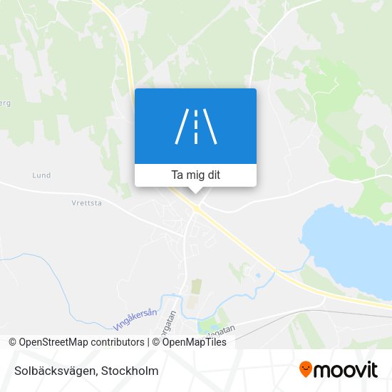 Solbäcksvägen karta