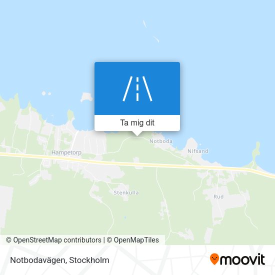 Notbodavägen karta
