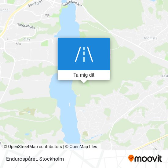 Endurospåret karta