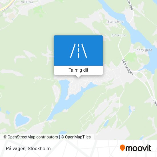 Pålvägen karta