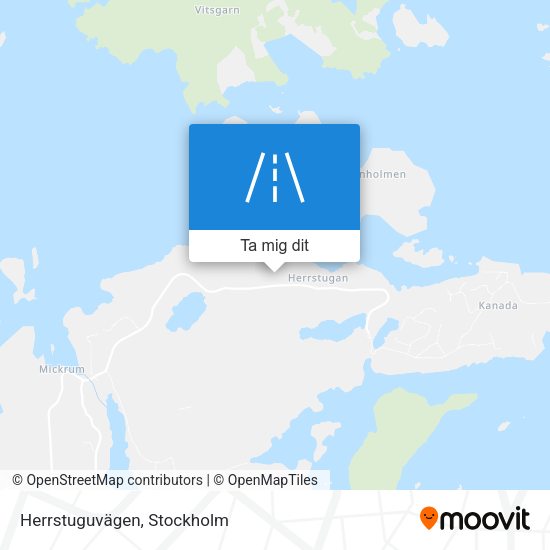 Herrstuguvägen karta