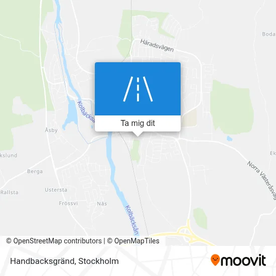 Handbacksgränd karta