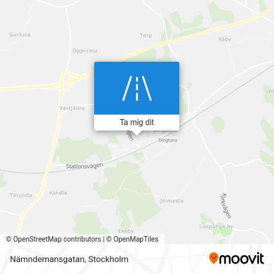 Nämndemansgatan karta