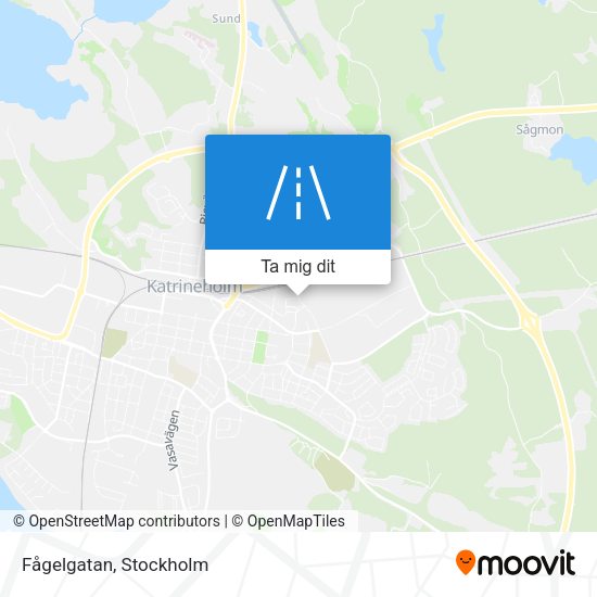 Fågelgatan karta