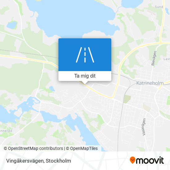 Vingåkersvägen karta