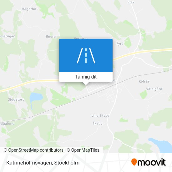 Katrineholmsvägen karta