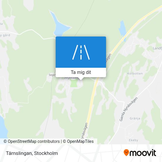 Tärnslingan karta