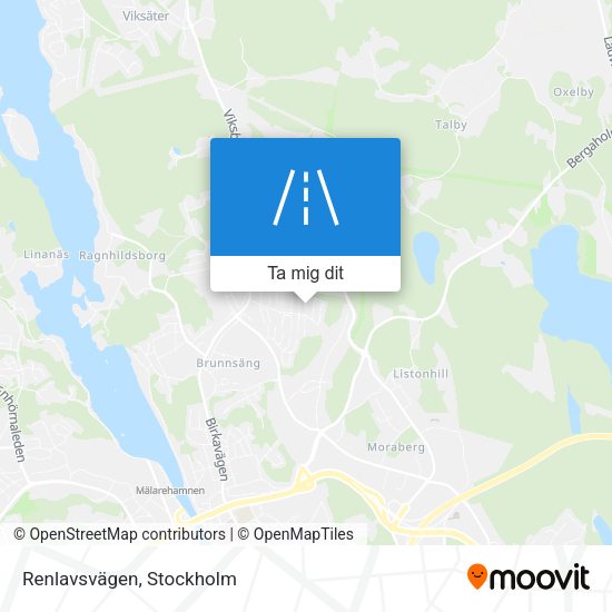 Renlavsvägen karta
