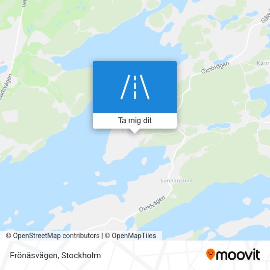 Frönäsvägen karta