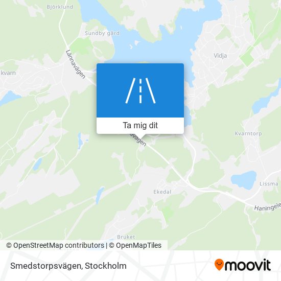 Smedstorpsvägen karta