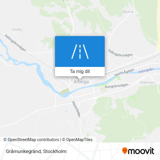 Gråmunkegränd karta
