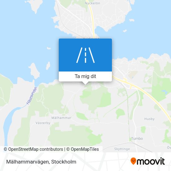 Mälhammarvägen karta