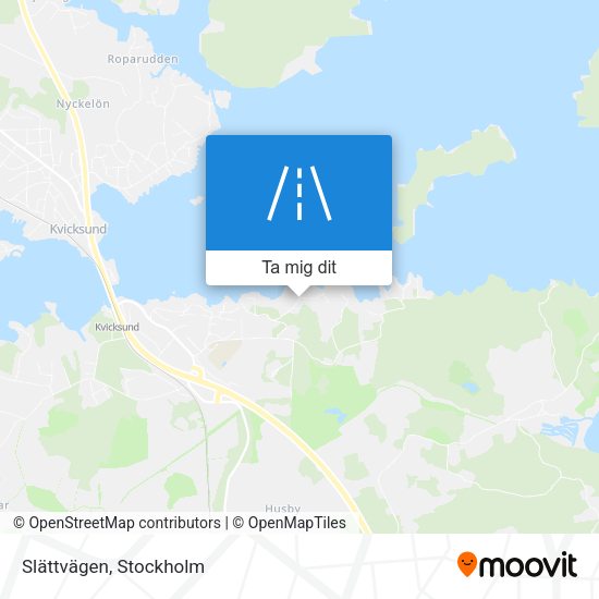 Slättvägen karta