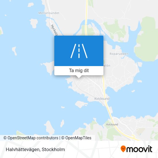 Halvhättevägen karta