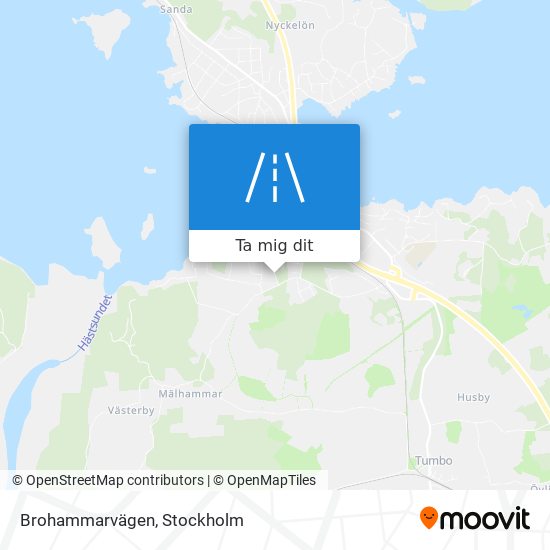 Brohammarvägen karta