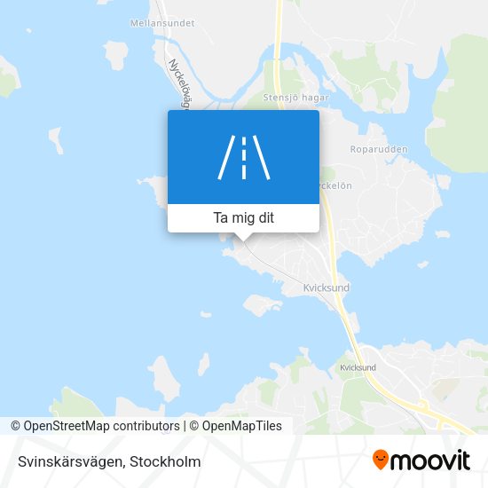 Svinskärsvägen karta