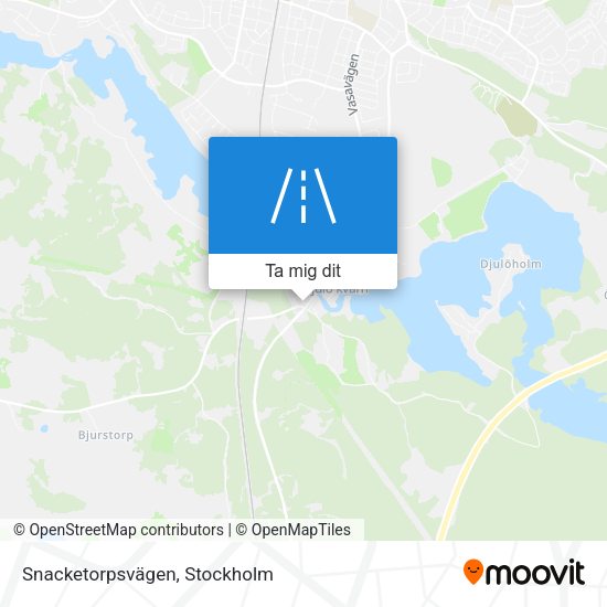 Snacketorpsvägen karta