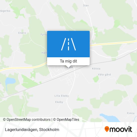 Lagerlundavägen karta
