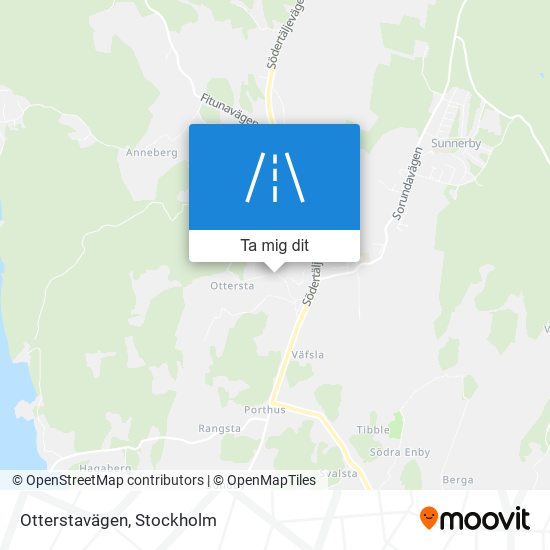 Otterstavägen karta