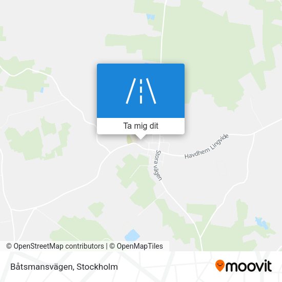 Båtsmansvägen karta