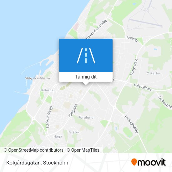 Kolgårdsgatan karta